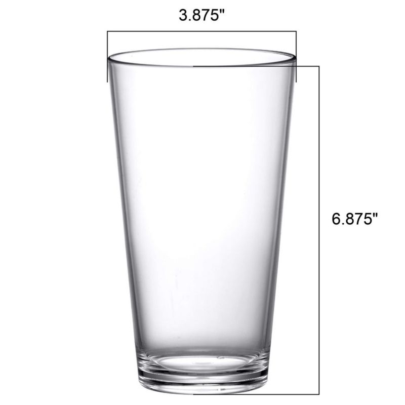 Vasos Amazing Abby 850 ml paquete de 6 libres de BPA