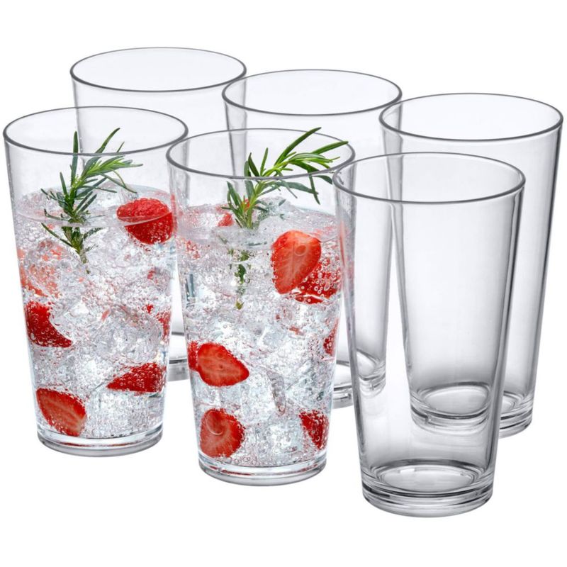Vasos Amazing Abby 850 ml paquete de 6 libres de BPA
