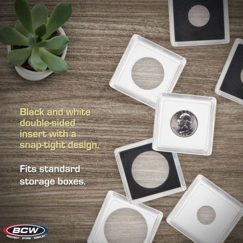 Porta monedas BCW 2x2 25 unidades Half Dollar archivado