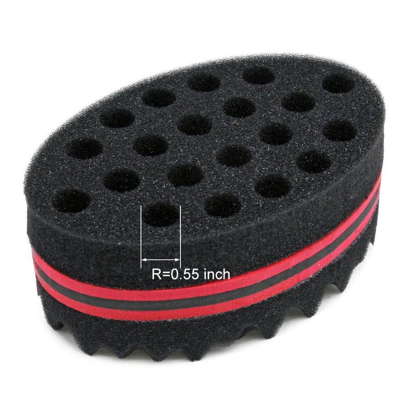 Cepillo para Cabello BEWAVE - 2 Piezas: Esponja para Rizos y Torceduras Afro y Dreadlocks