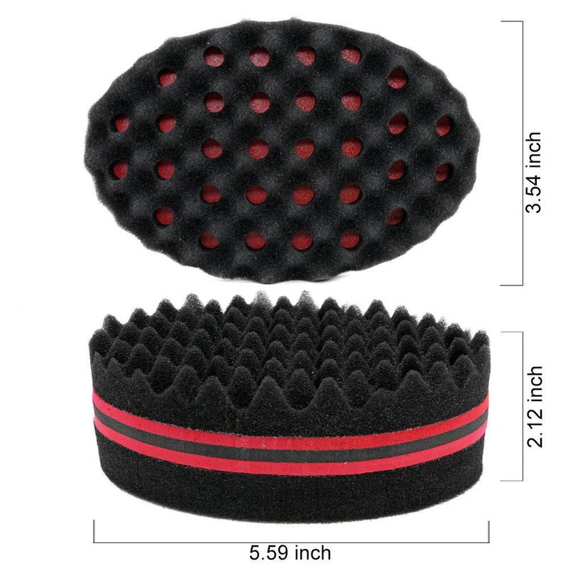 Cepillo para Cabello BEWAVE - 2 Piezas: Esponja para Rizos y Torceduras Afro y Dreadlocks
