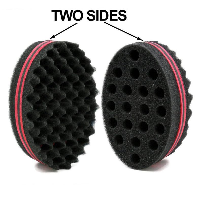 Cepillo para Cabello BEWAVE - 2 Piezas: Esponja para Rizos y Torceduras Afro y Dreadlocks
