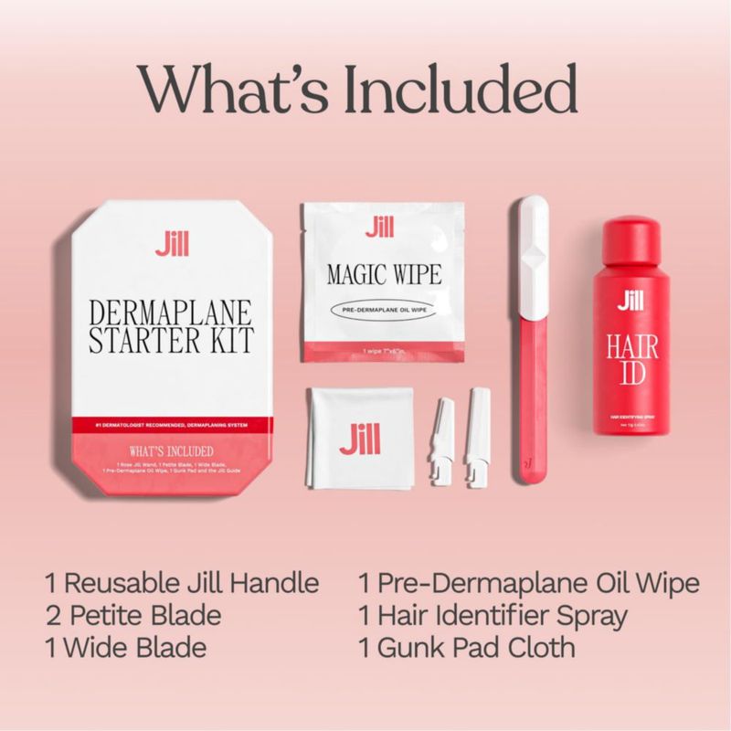 Kit de Dermaplaning JILL Starter con Spray Identificador de Vello