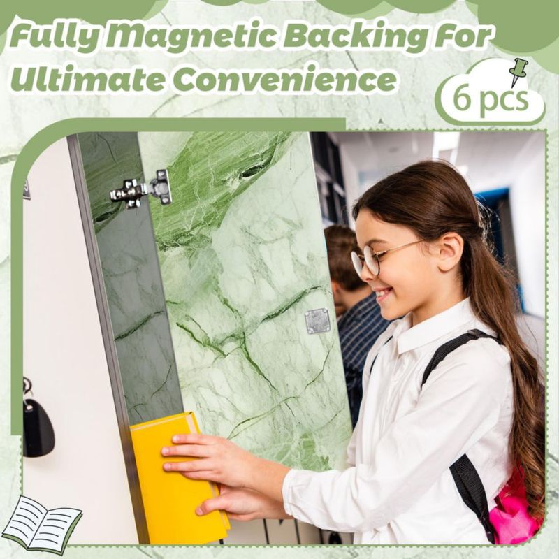 Papel tapiz magnético Gosodeny 30 cm x 30 cm – Pack de 6