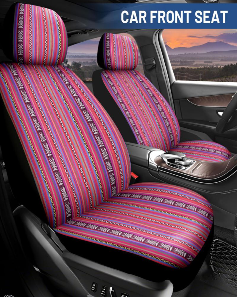 Cobertor de Asiento Sino Salected 12 Piezas Estilo Baja Rosa