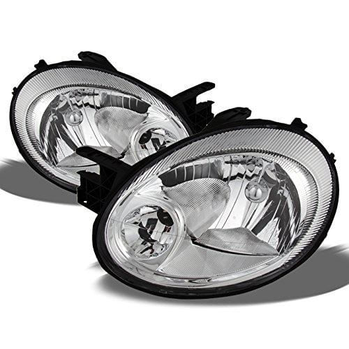 Faros delanteros AKKON para Dodge Neon 2003-2005 cromo juego de dos
