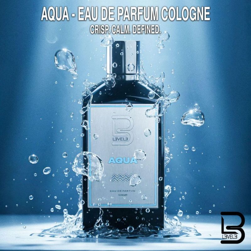 Eau de Parfum L3 Aqua 100 ml Menta Lavanda Ámbar y Madera