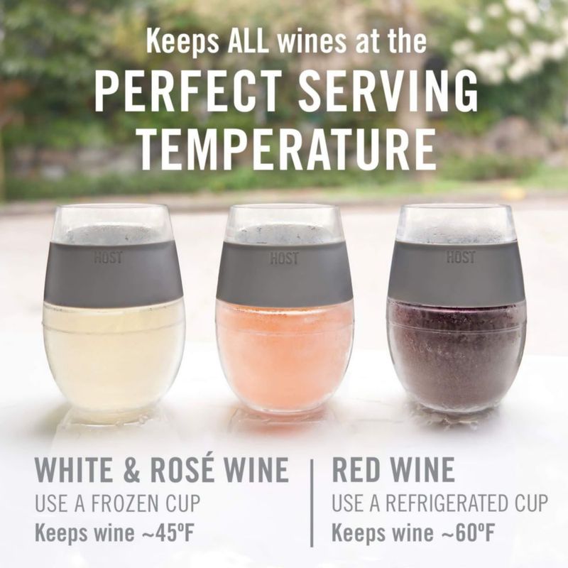 Copa de Vino Host 240 ml Mármol sin Tallo Aislada de Doble Pared