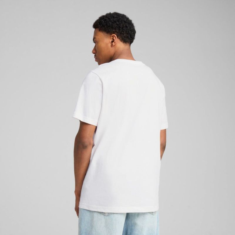 Camiseta PUMA Essentials Logo Blanca Talla Mediana