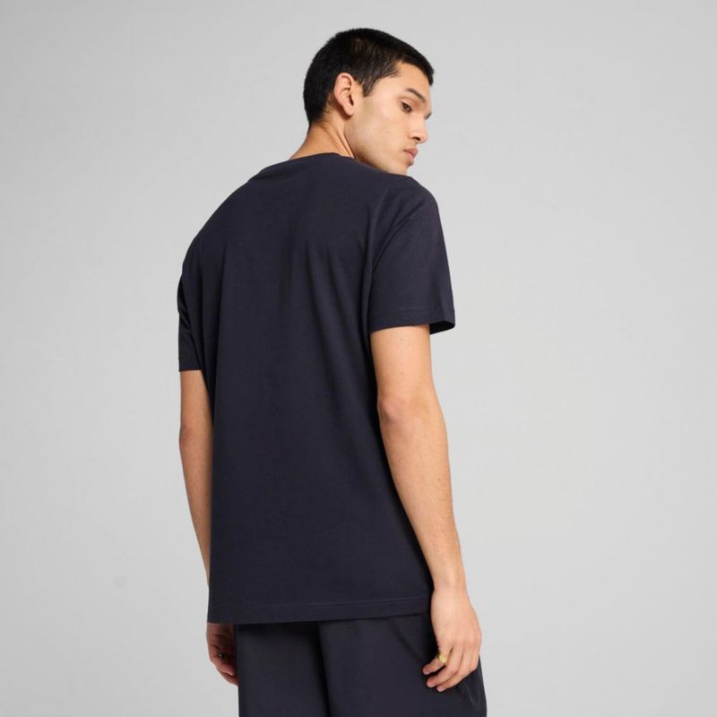 Camiseta PUMA Essentials Logo Blanca Talla Mediana