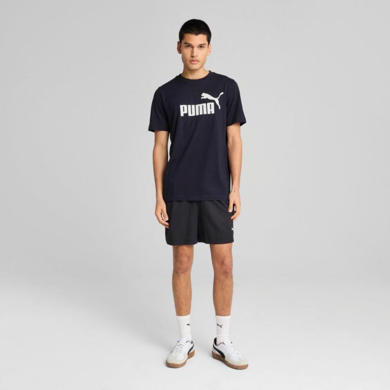Camiseta PUMA Essentials Logo Blanca Talla Mediana