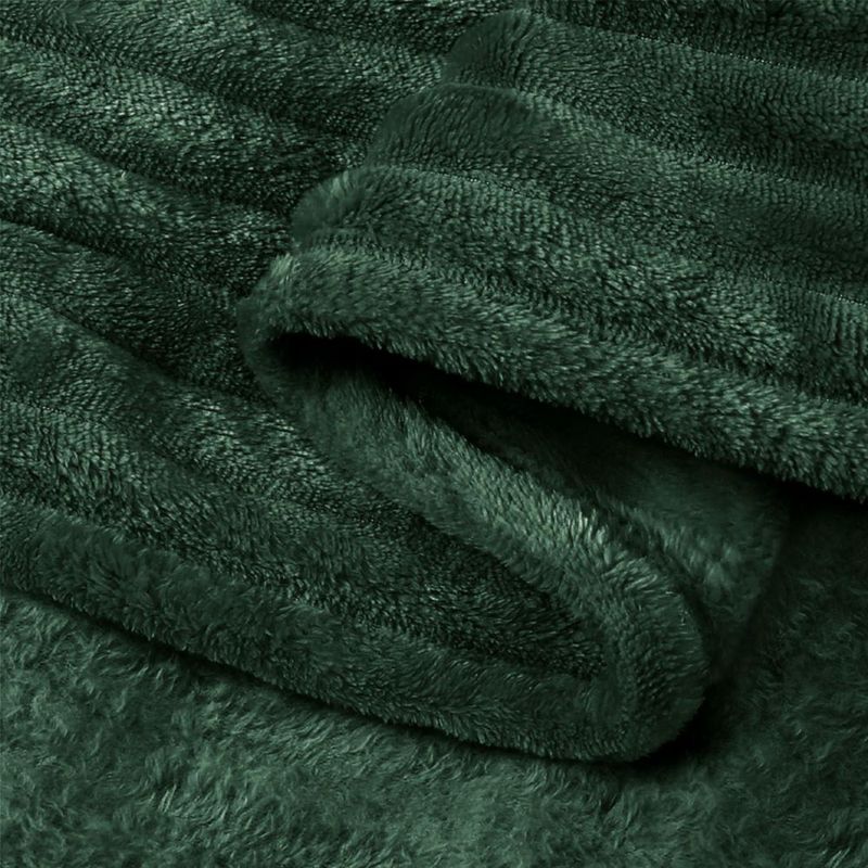 Manta BEDELITE 127 × 152 cm Verde Esmeralda de Forro Polar
