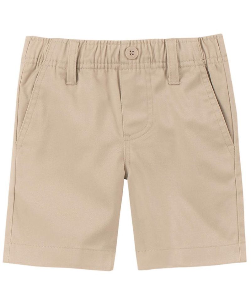 Pantalones cortos IZOD 3T EE. UU. caqui para uniforme escolar (pull‑on)