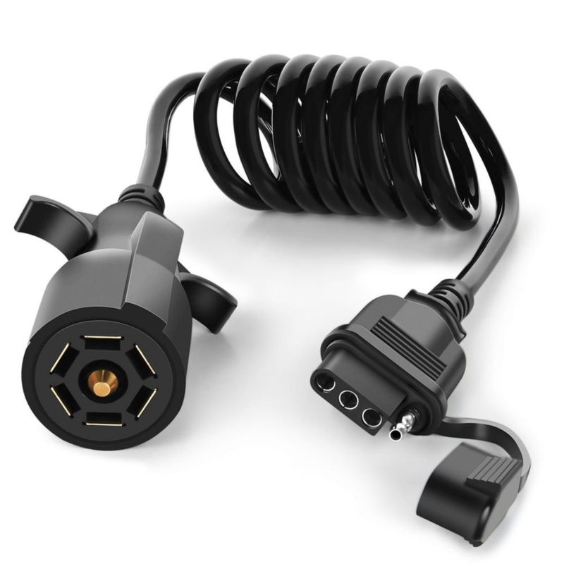 Cableado de Remolque Nilight 5 pies 7 vías a 4 vías enrollado