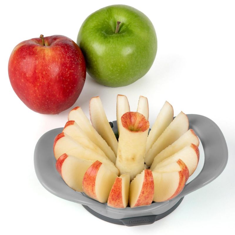 Cortador de manzanas Progressive 19 cm gris apto para lavavajillas