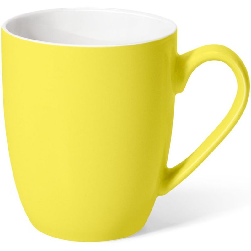 Taza de café Urbanstrive 473 ml amarilla con asa