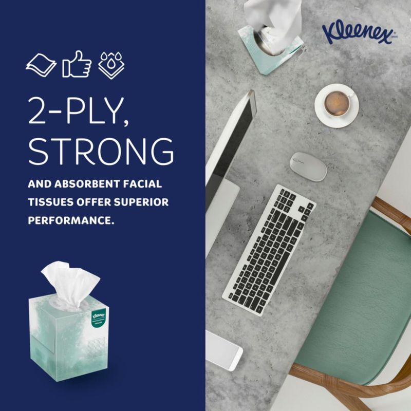 Pañuelos faciales Kleenex Professional blanco - Pack de 36