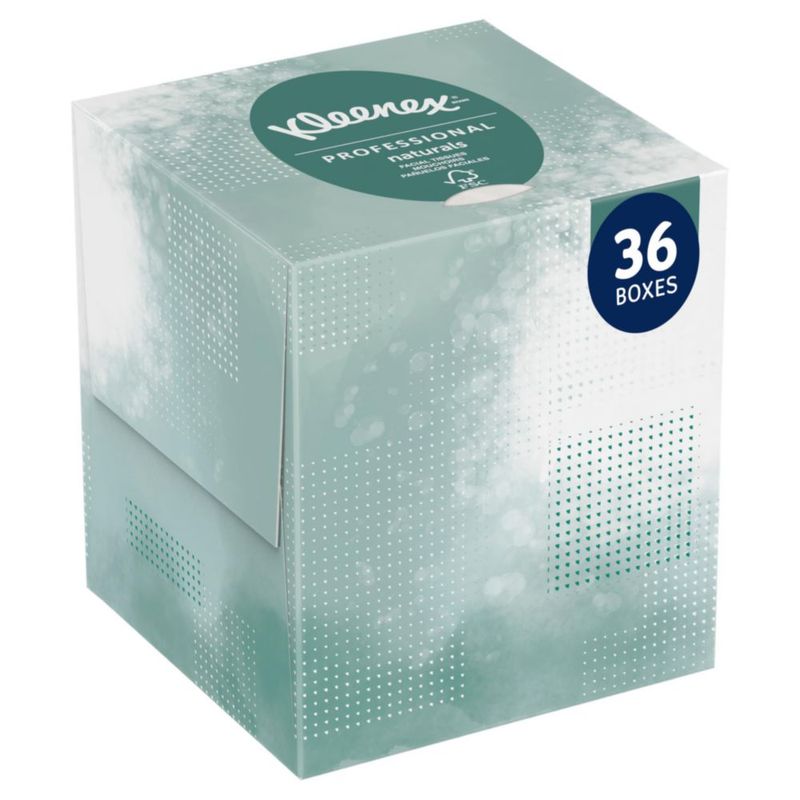 Pañuelos faciales Kleenex Professional blanco - Pack de 36