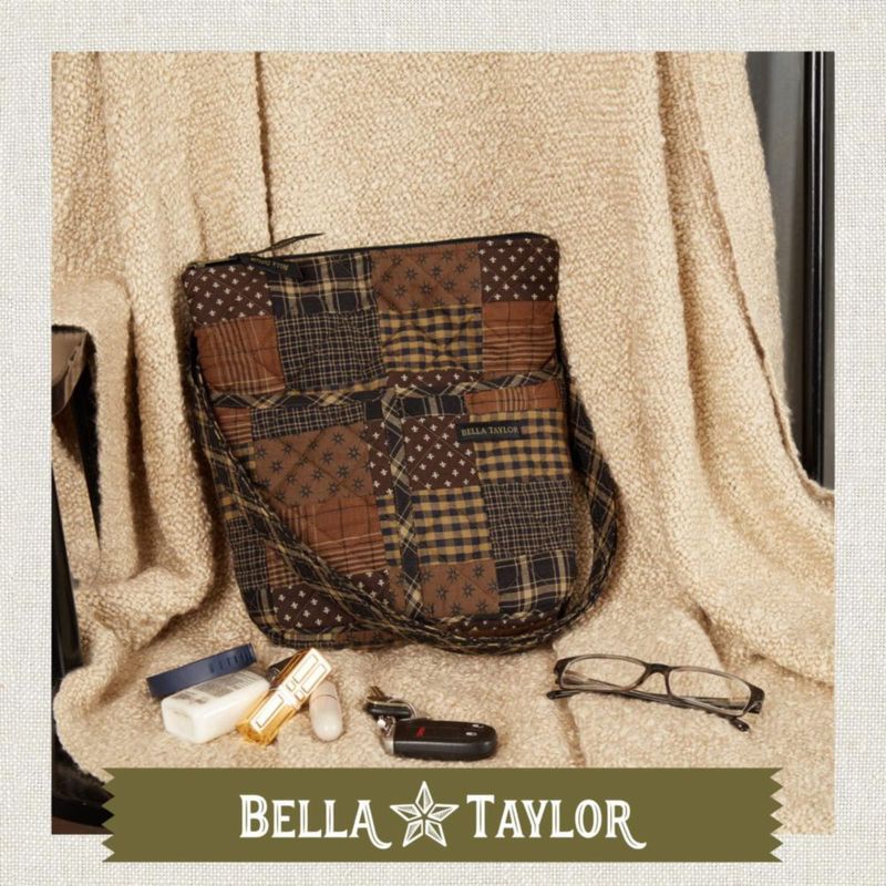 Bolso bandolera Bella Taylor 20 × 28 × 3 cm Piedra