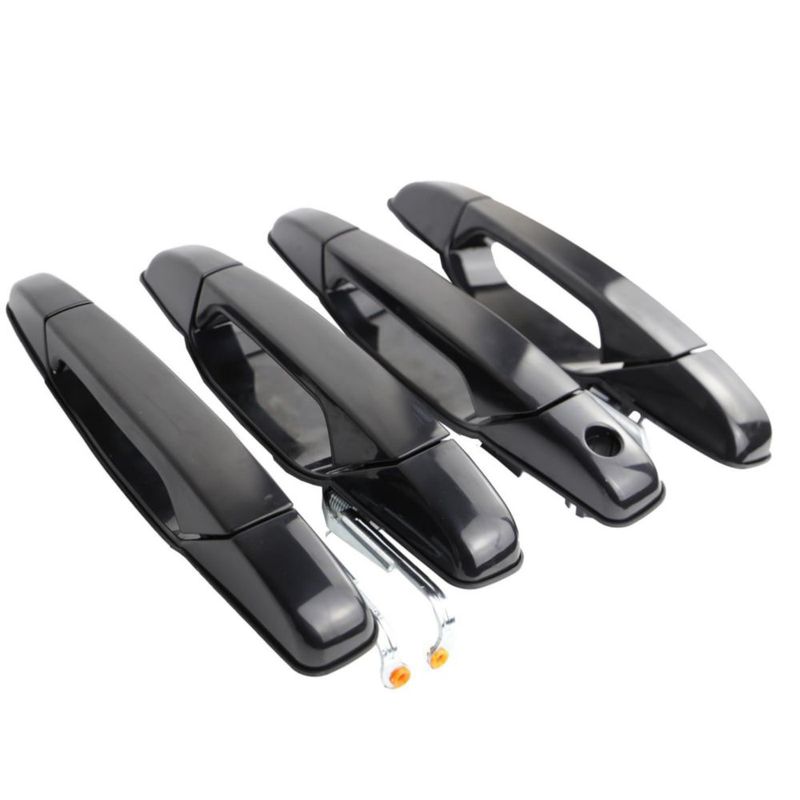 Manijas de puerta exteriores negras Volinsya 4 piezas para Cadillac Chevrolet y GMC