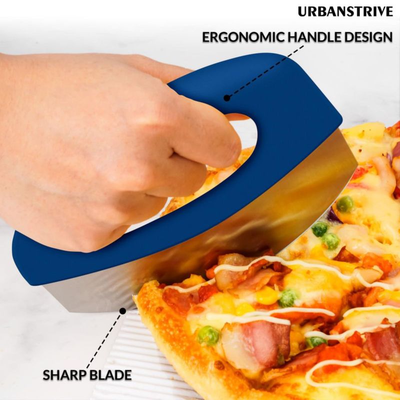 Cortador de Pizza Urbanstrive con Hoja Afilada - Azul Oscuro