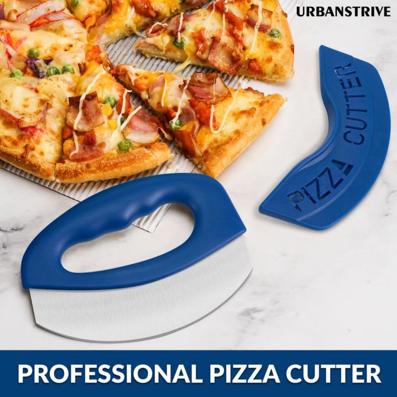 Cortador de Pizza Urbanstrive con Hoja Afilada - Azul Oscuro