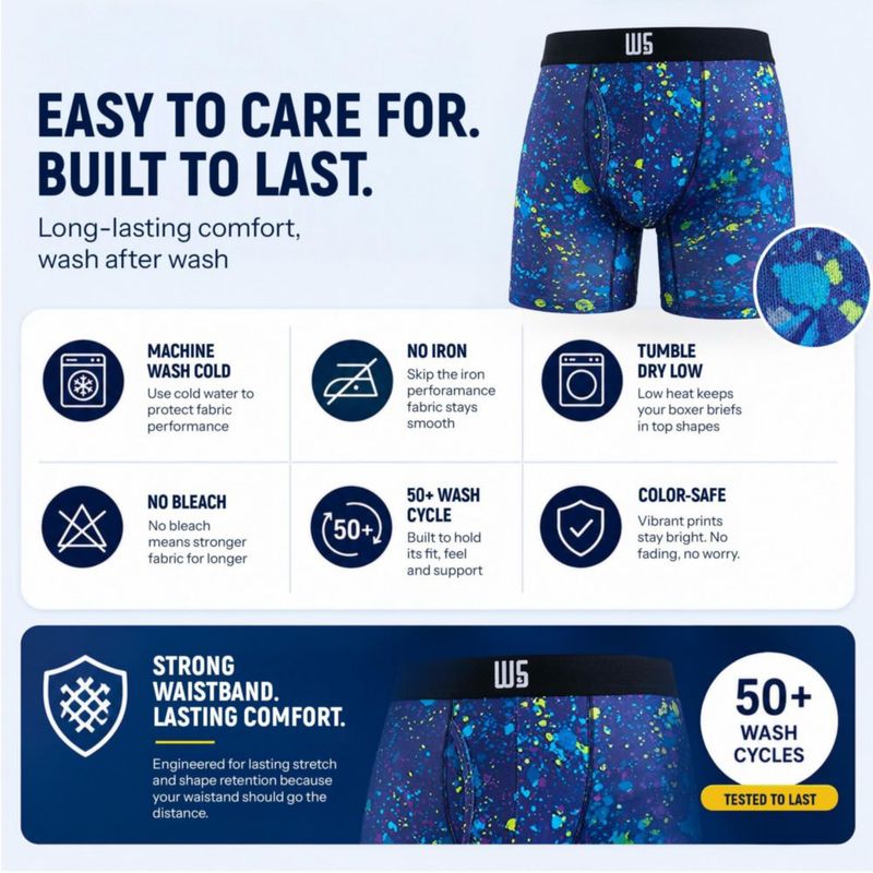 Calzoncillos tipo Boxer Warriors & Scholars Pack de 6 Anti Rozaduras