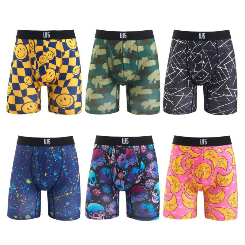 Calzoncillos tipo Boxer Warriors & Scholars Pack de 6 Anti Rozaduras