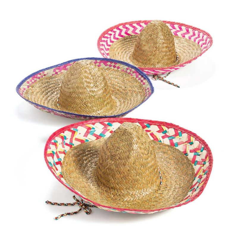 Sombrero Fun Express 61 cm (12 unidades) con bordado