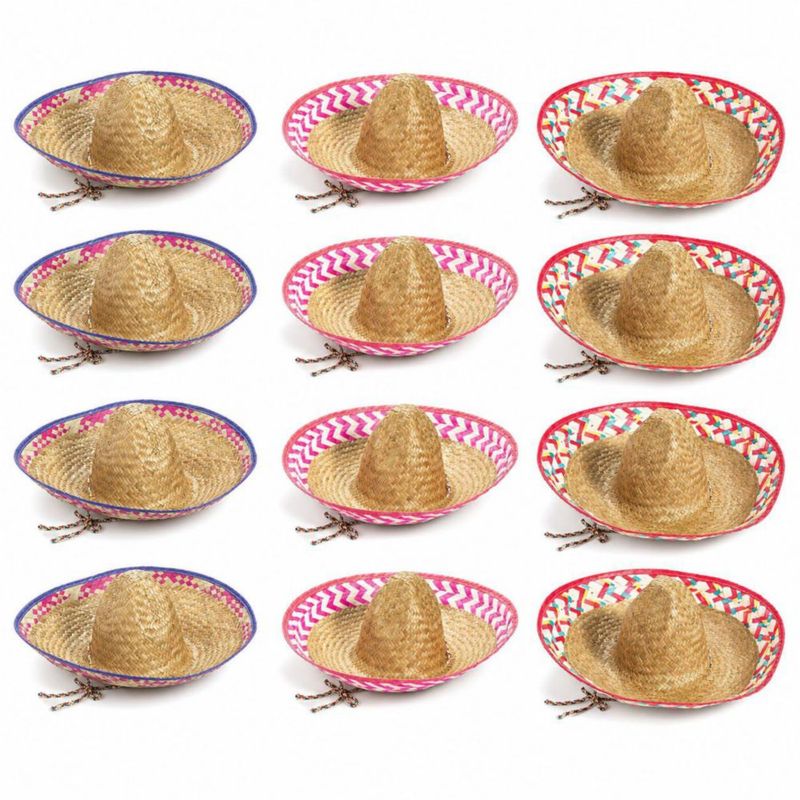 Sombrero Fun Express 61 cm (12 unidades) con bordado