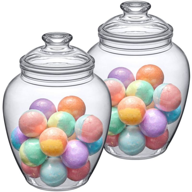 Tarro de Dulces Amazing Abby 4000 ml Pack de 2 Apto para Lavavajillas