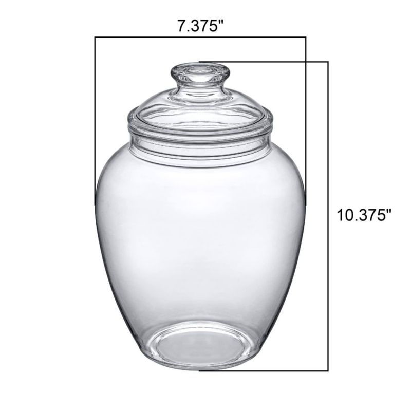 Tarro de Dulces Amazing Abby 4000 ml Pack de 2 Apto para Lavavajillas