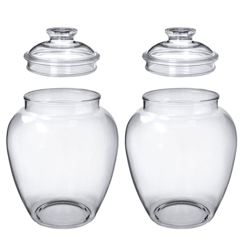Tarro de Dulces Amazing Abby 4000 ml Pack de 2 Apto para Lavavajillas