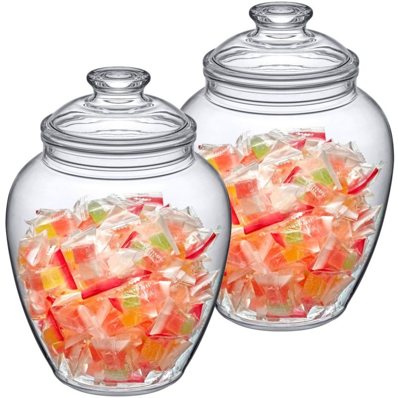 Tarro de Dulces Amazing Abby 4000 ml Pack de 2 Apto para Lavavajillas