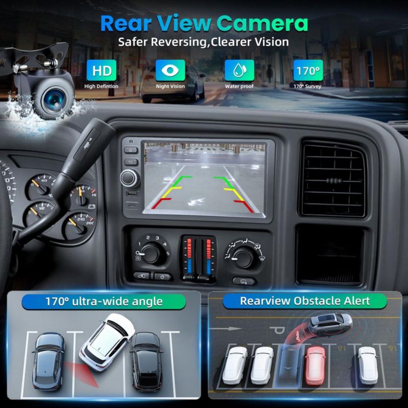 Radio para auto Fortdows 7" Android 15 CarPlay/Auto 64 GB
