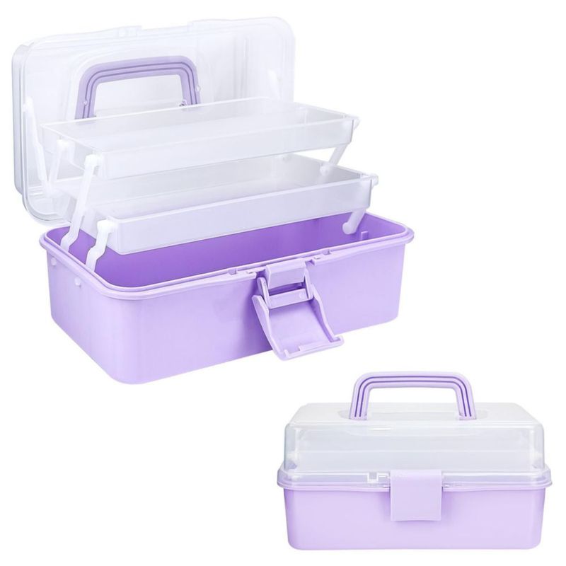 Caja de almacenamiento LUOKER 26 cm con organizador de 3 capas