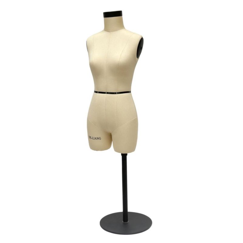 Maniquí de Vestido DE-LIANG 43 cm Beige a Media Escala