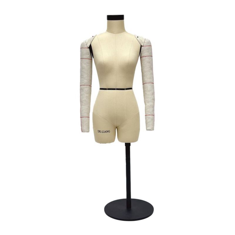 Maniquí de Vestido DE-LIANG 43 cm Beige a Media Escala