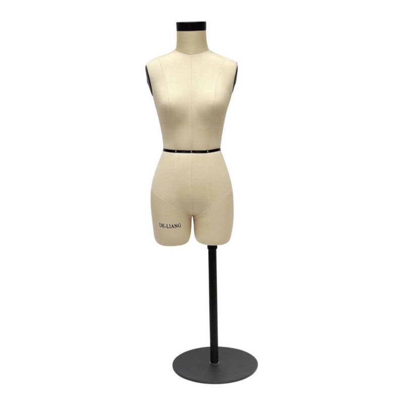 Maniquí de Vestido DE-LIANG 43 cm Beige a Media Escala