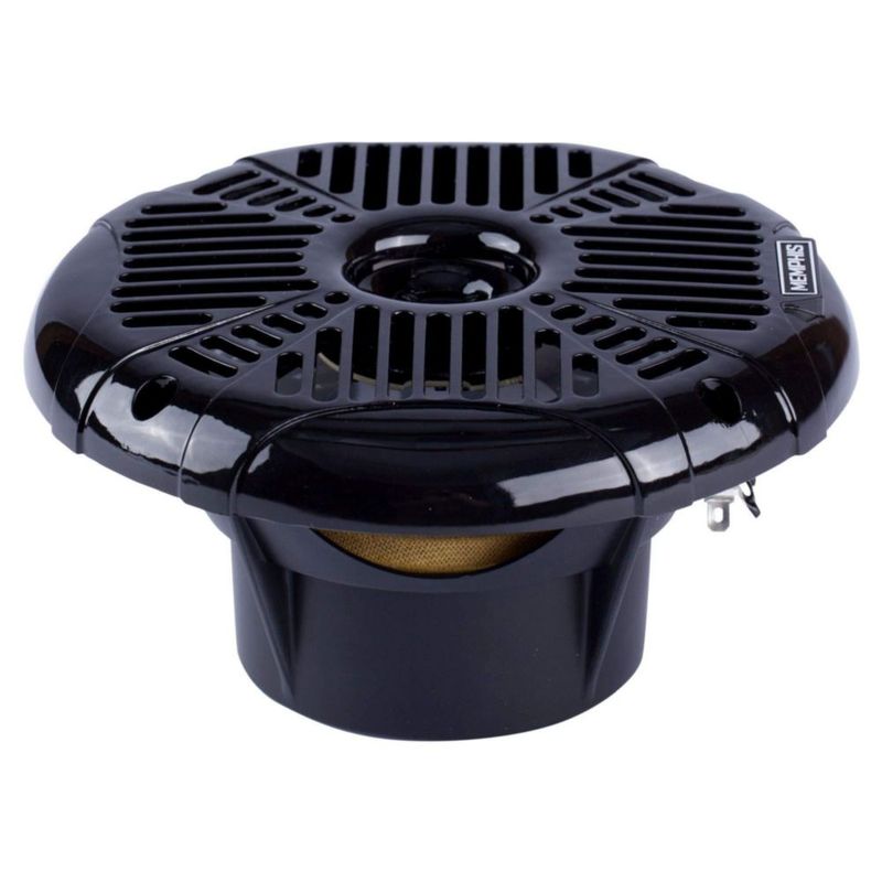 Par de parlantes Memphis MXA602SLB 17 cm Negro con LED Azul
