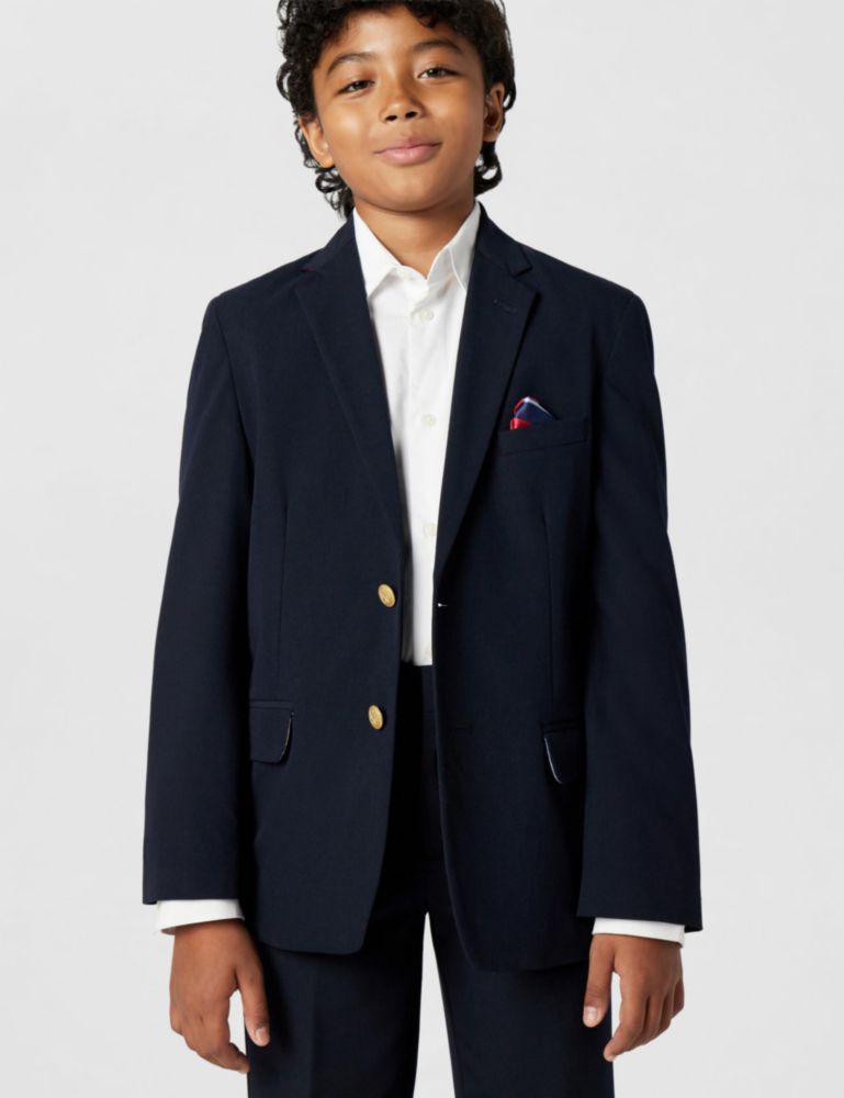 Blazer IZOD 16 Azul Índigo con Botón de Latón