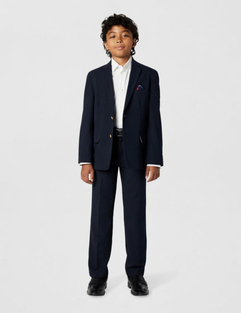 Blazer IZOD 16 Azul Índigo con Botón de Latón