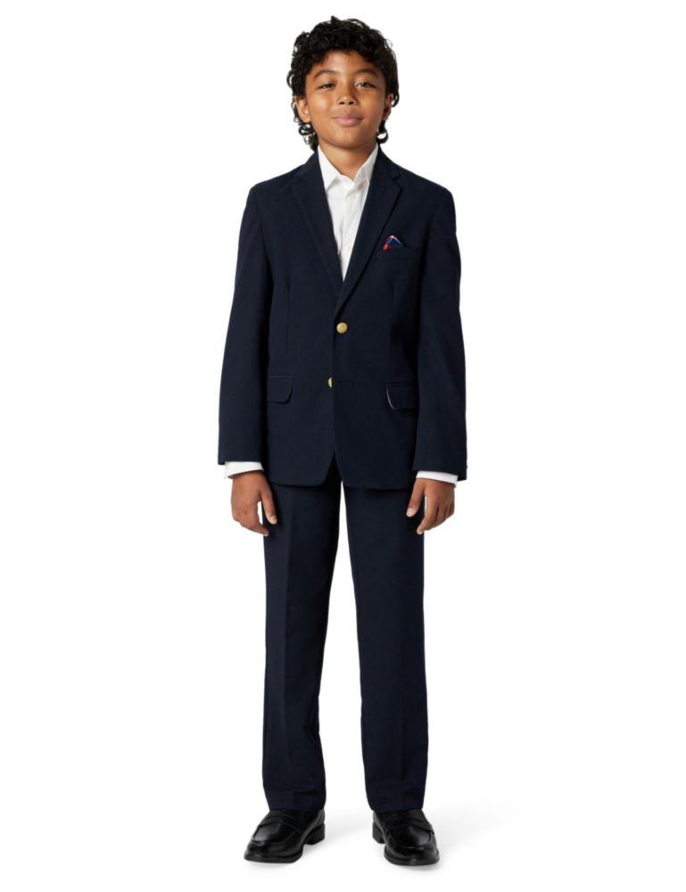 Blazer IZOD 16 Azul Índigo con Botón de Latón