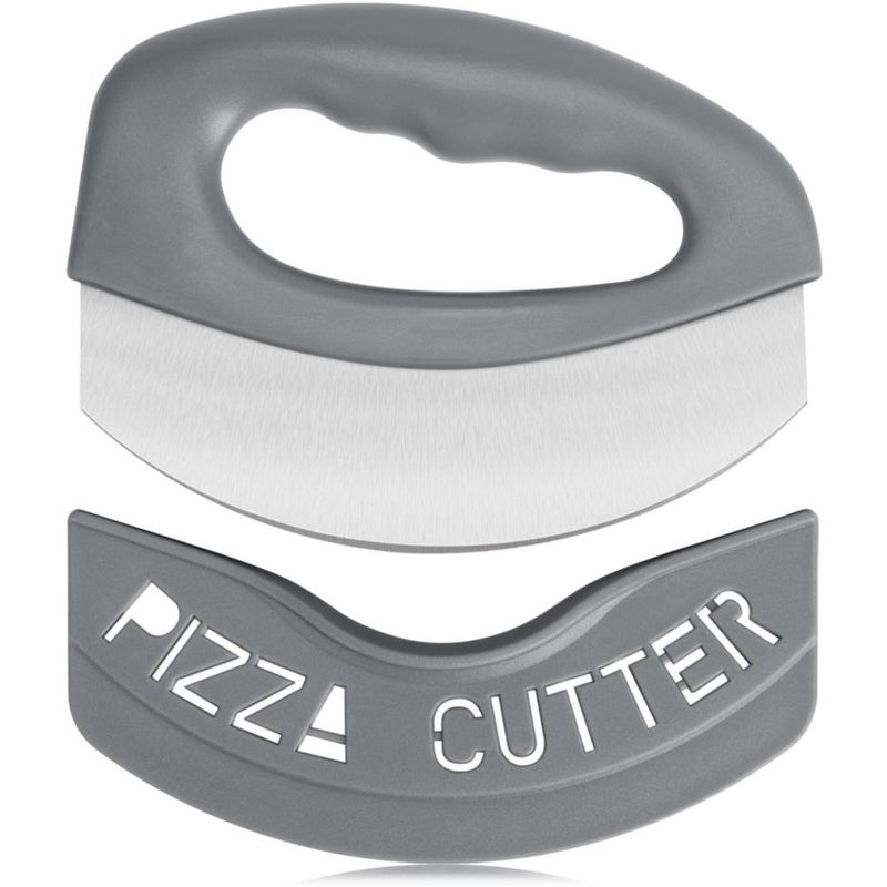 Cortador de pizza Urbanstrive de acero inoxidable con cubierta gris