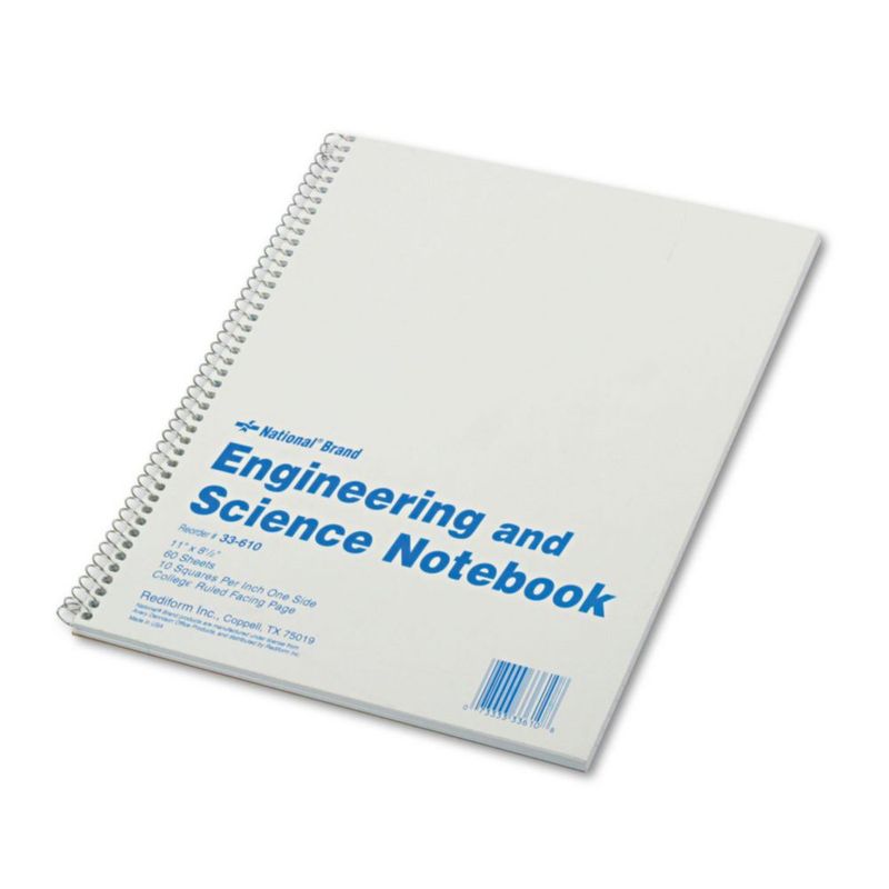 Cuaderno National 60 hojas 28 × 21 cm regla cuadriculada