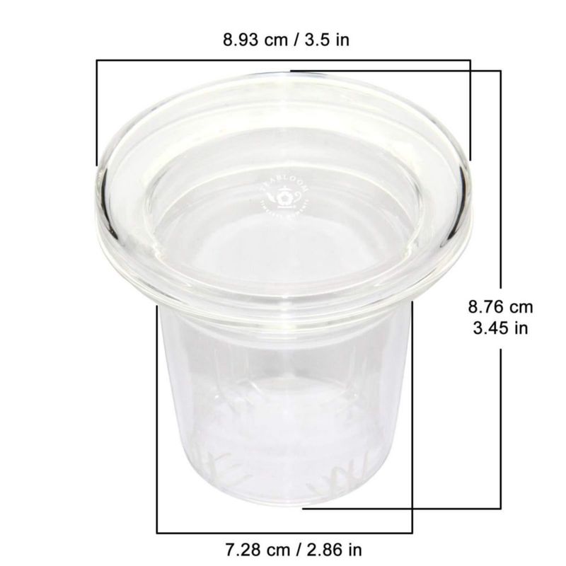 Infusor de Té Teabloom de Vidrio sin Plomo ni Cadmio