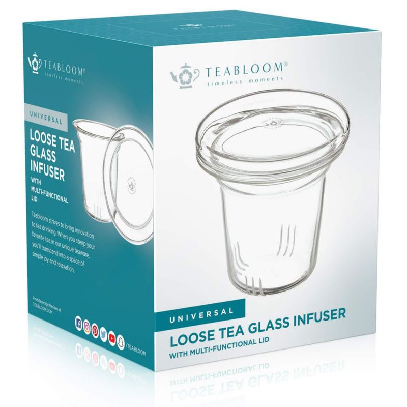 Infusor de Té Teabloom de Vidrio sin Plomo ni Cadmio