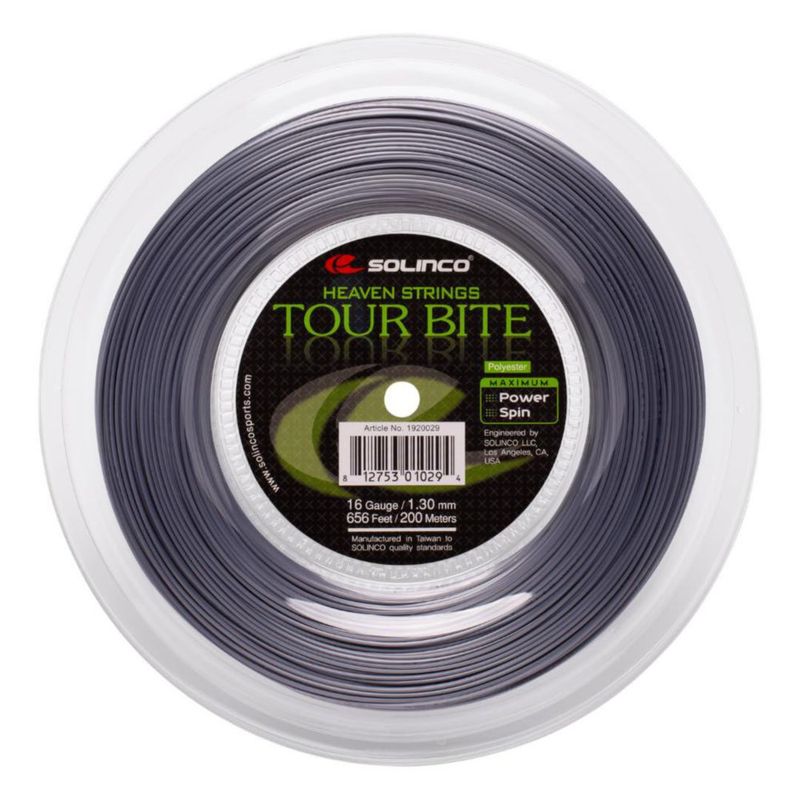 Cuerda de Tenis Solinco Tour Bite 200 m Co‑poliéster 16