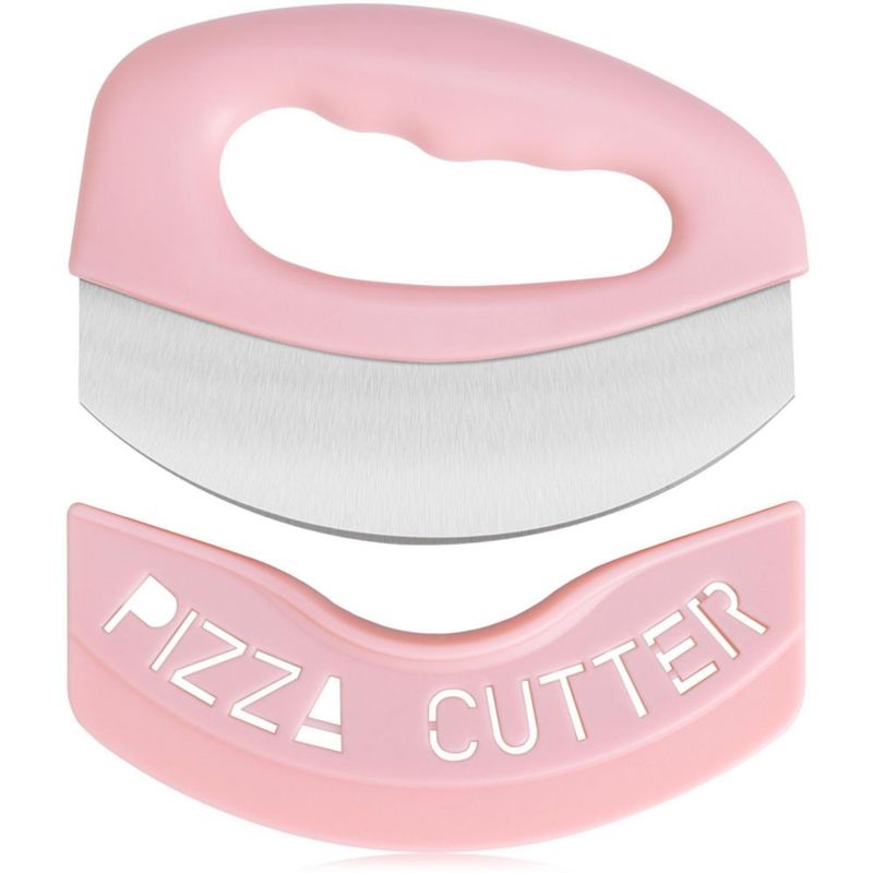 Cortador de Pizza Urbanstrive de Acero Inoxidable con Tapa Rosa