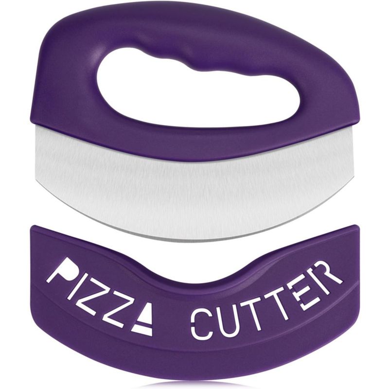 Cortapizzas Urbanstrive de Acero Inoxidable Púrpura – Alta Resistencia